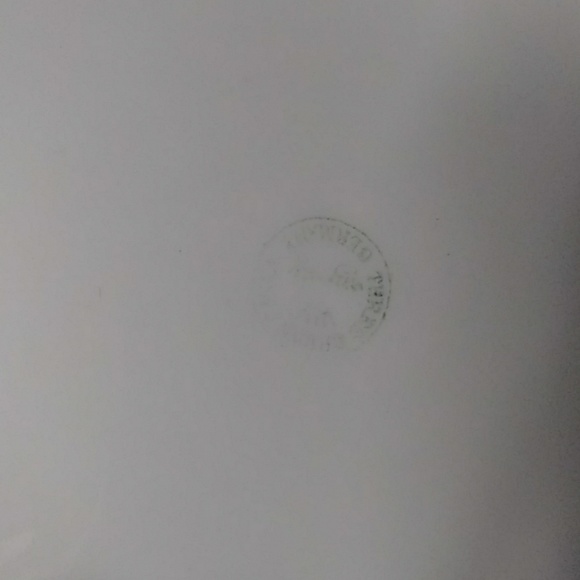 2 pc Three crown china plates - Picture 2 of 2